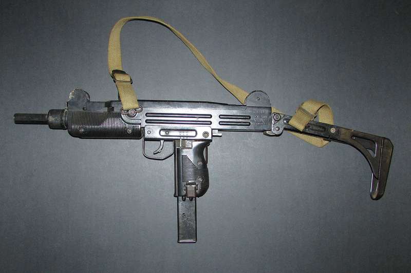 Full Size Replica - Cap Plug Firing IMI UZI Sub-Machinegun by Marushin Japan with Folding Stock