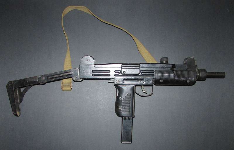 Full Size Replica - Cap Plug Firing IMI UZI Sub-Machinegun by Marushin Japan with Folding Stock