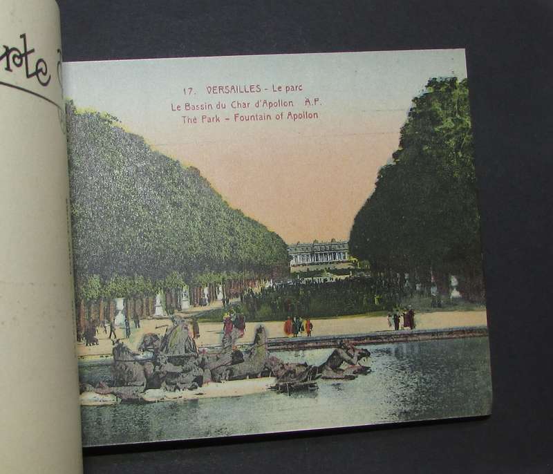 Complete Booklet with Vintage French Postcards
