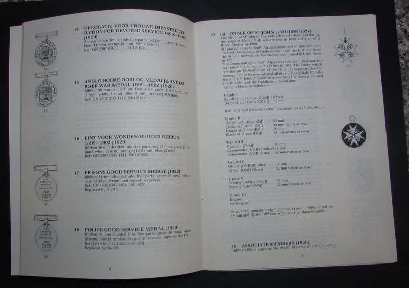 A Guide to South African Orders Decorations and Medals