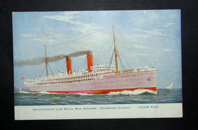 Vintage Union Castle Line Postcard