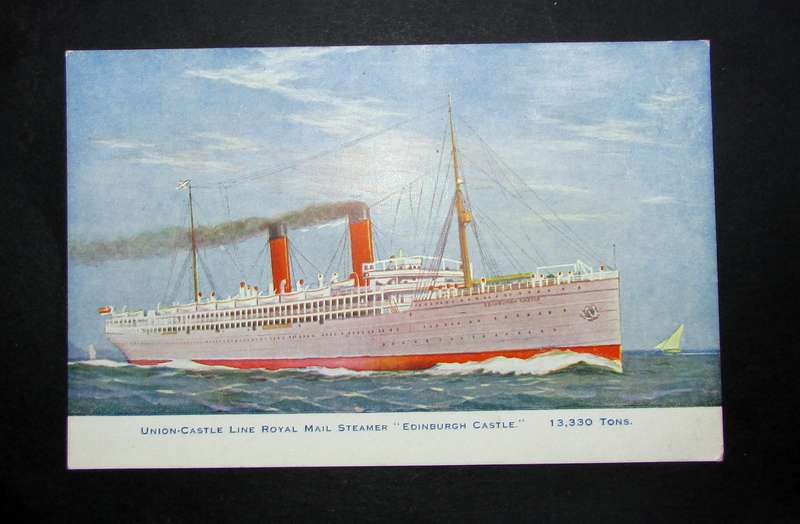 Vintage Union Castle Line Postcard