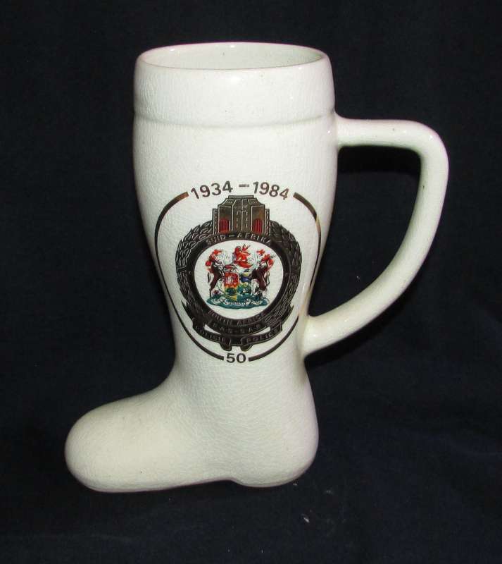 South African Railway Police Commemorative Beer Mug