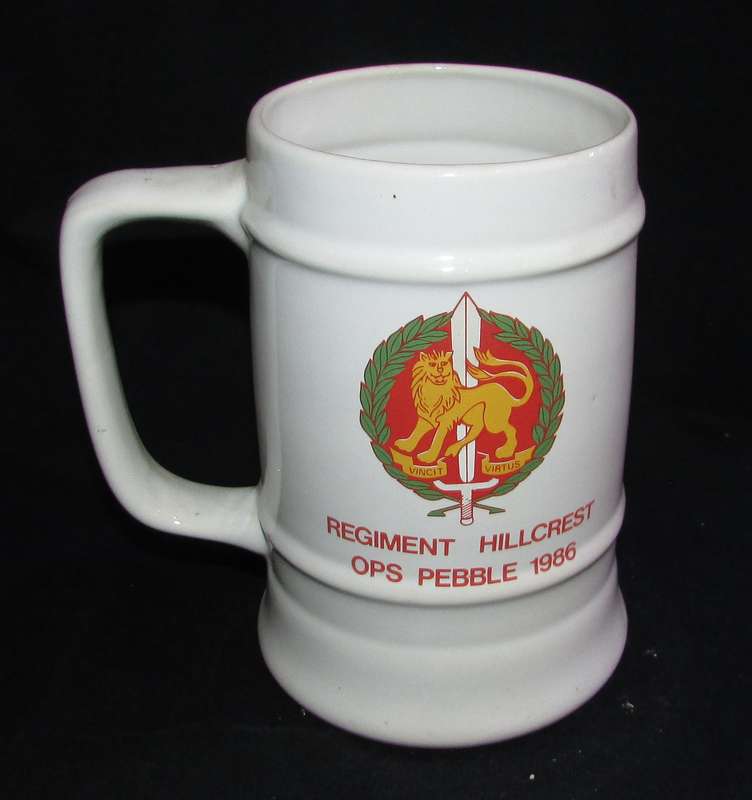SADF - Regiment Hillcrest Commemorative Beer Mug