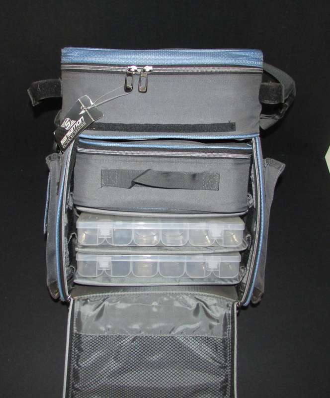Sensation - Fishing Tackle Backpack, Bag - Tackle Boxes included.