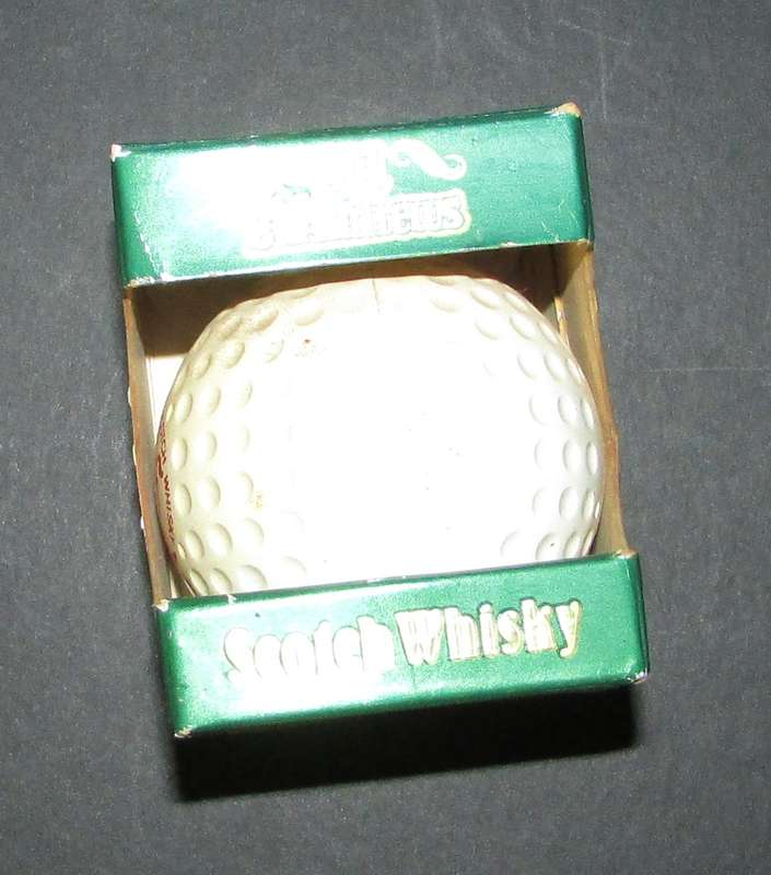 Vintage Spiro Mini Golf Ball Decanter Old St. Andrews Scotch Whiskey 50ml