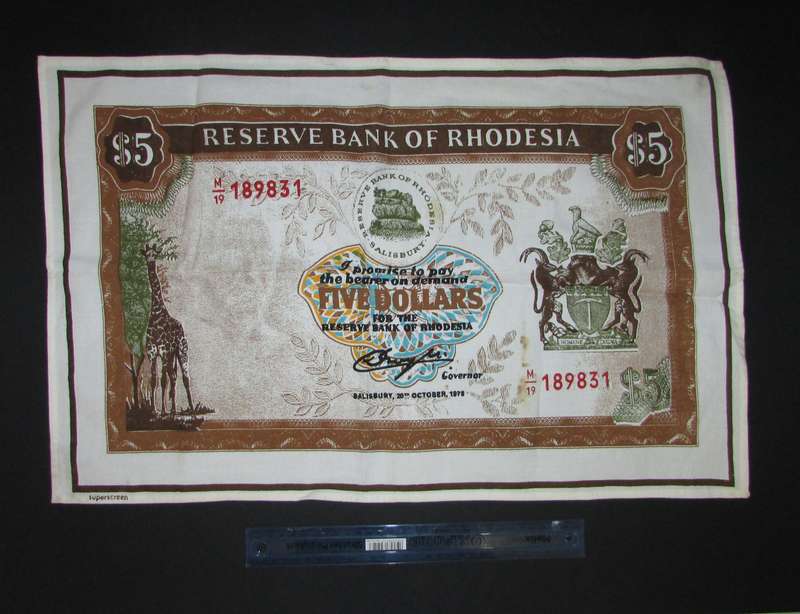 Original Period - Rhodesia Commemorative Tea Towel