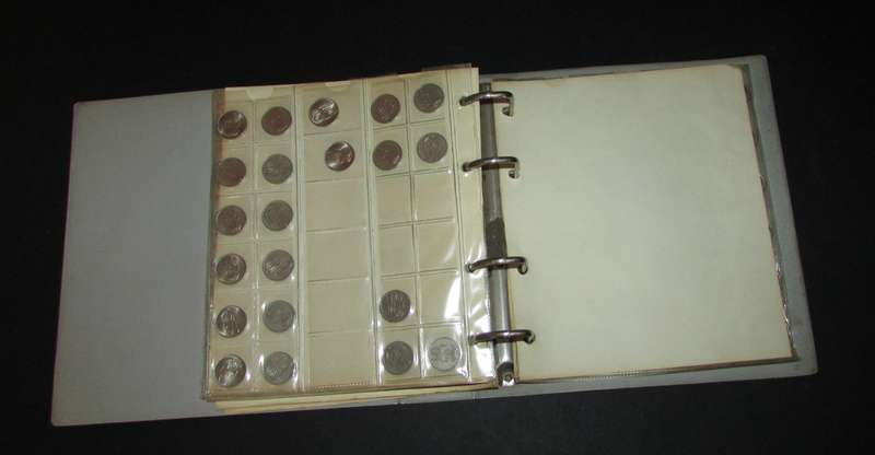 Collection of Second Decimal Coins in Folder