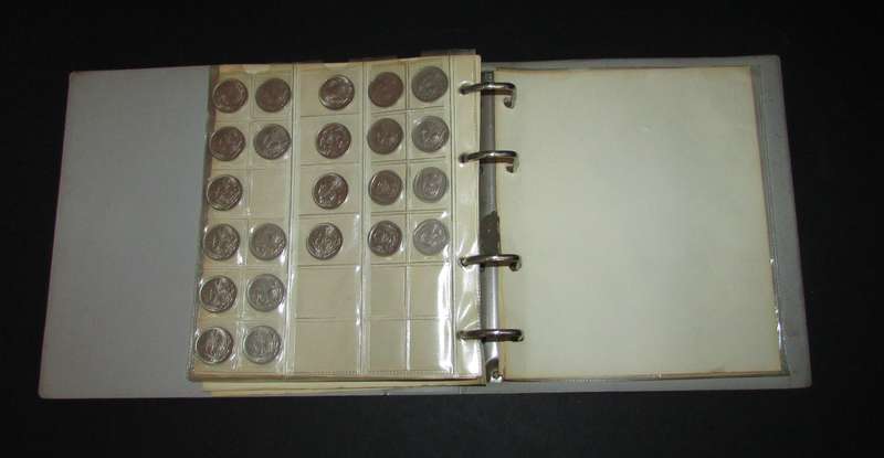 Collection of Second Decimal Coins in Folder