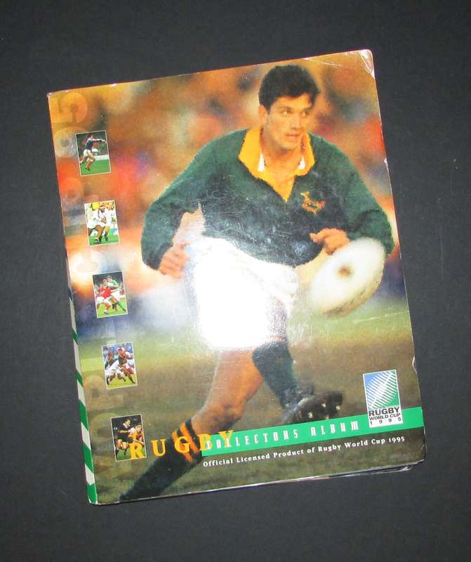 1995 Rugby World Cup Card Collection in Binder