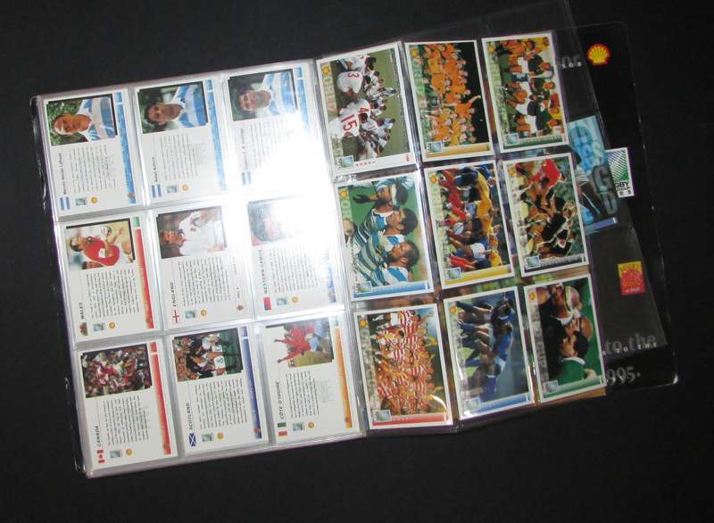 1995 Rugby World Cup Card Collection in Binder