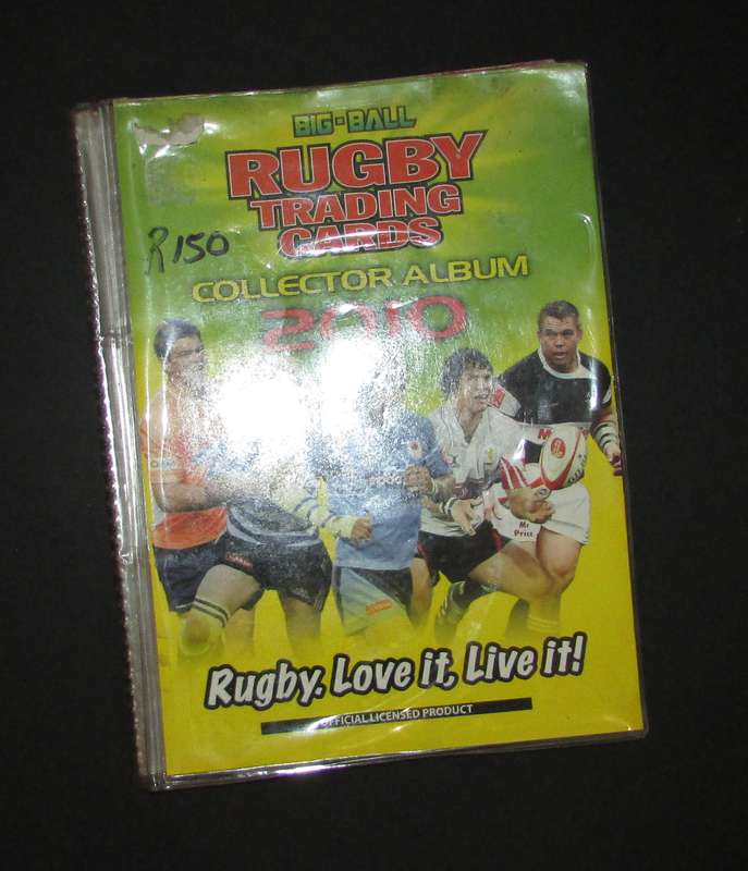 Big Ball Rugby Card Collection in Binder