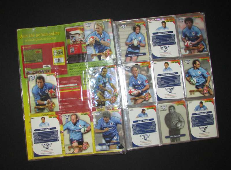 Big Ball Rugby Card Collection in Binder