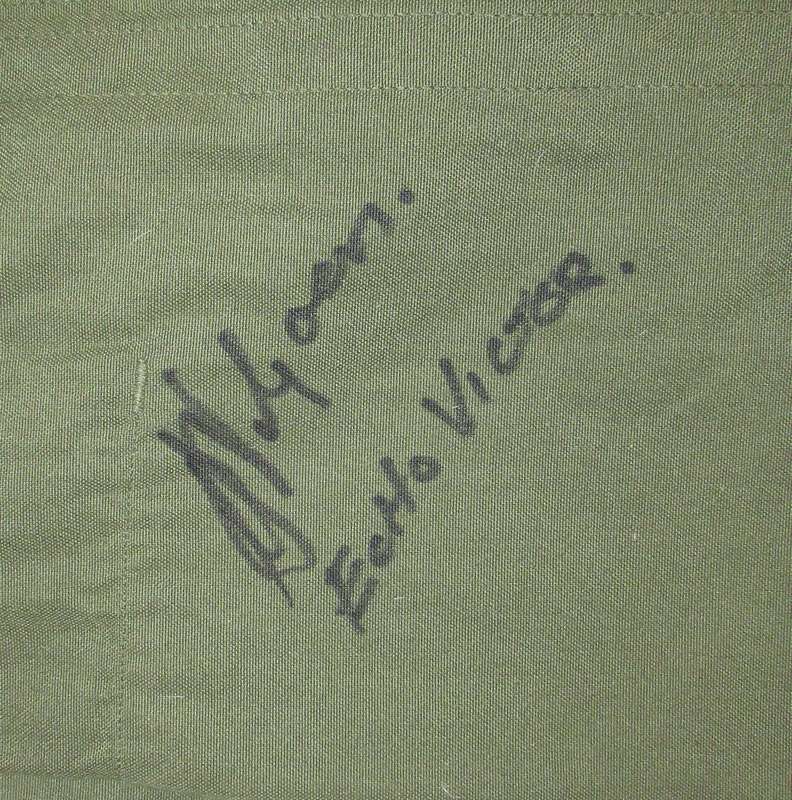SADF - Tank Crew Coverall ( Top Condition ) Owned and Signed by Brig Eddie Viljoen