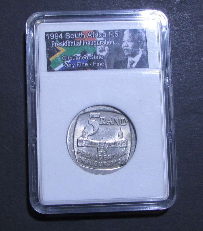 1994 Presidential Inuaguration 5 Rand Piece