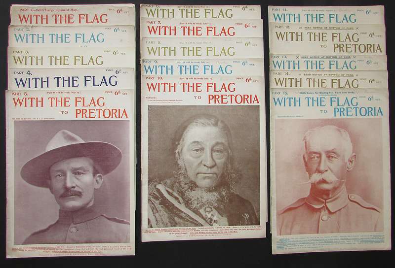 Complete Issue 1 to 72 - With the Flag to Pretoria Magazine Collection ( Boer War )