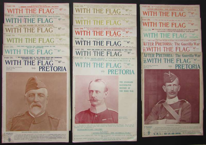 Complete Issue 1 to 72 - With the Flag to Pretoria Magazine Collection ( Boer War )