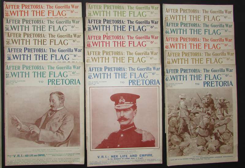 Complete Issue 1 to 72 - With the Flag to Pretoria Magazine Collection ( Boer War )