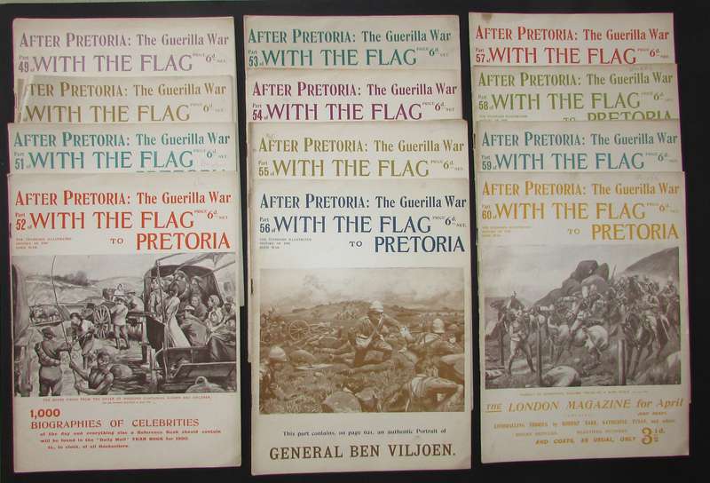 Complete Issue 1 to 72 - With the Flag to Pretoria Magazine Collection ( Boer War )