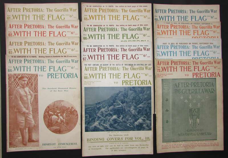 Complete Issue 1 to 72 - With the Flag to Pretoria Magazine Collection ( Boer War )