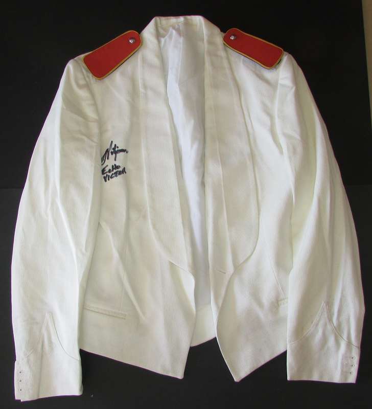 SADF - White Tunic ( Top Condition ) Owned and Signed by Brig Eddie Viljoen