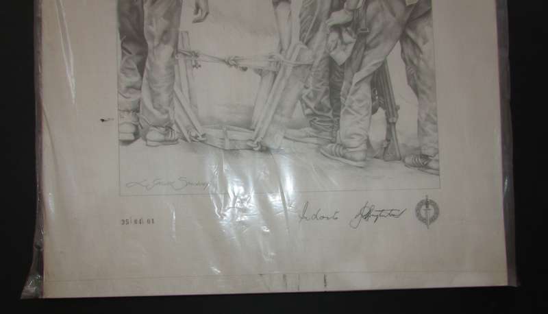 SADF - Sealed Pack of 12 Special Forces ( Recce ) Pencil Sketches