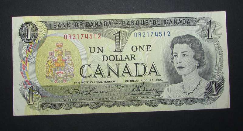 Canada - Queen Elizabeth 1 Dollar Note