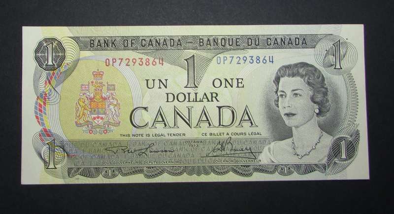 Canada - Queen Elizabeth 1 Dollar Note