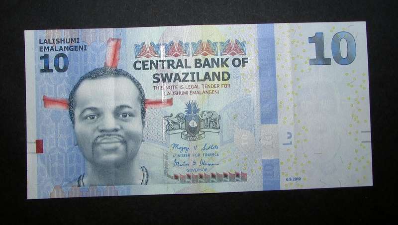Swaziland 10 Emlangeni Banknote
