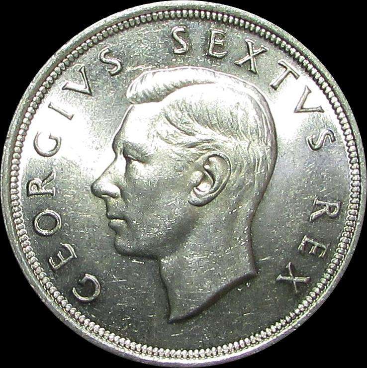Union of South Africa 1952 Silver Crown