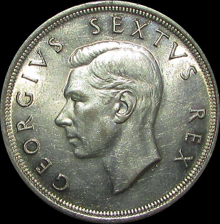 Union of South Africa 1952 Silver Crown