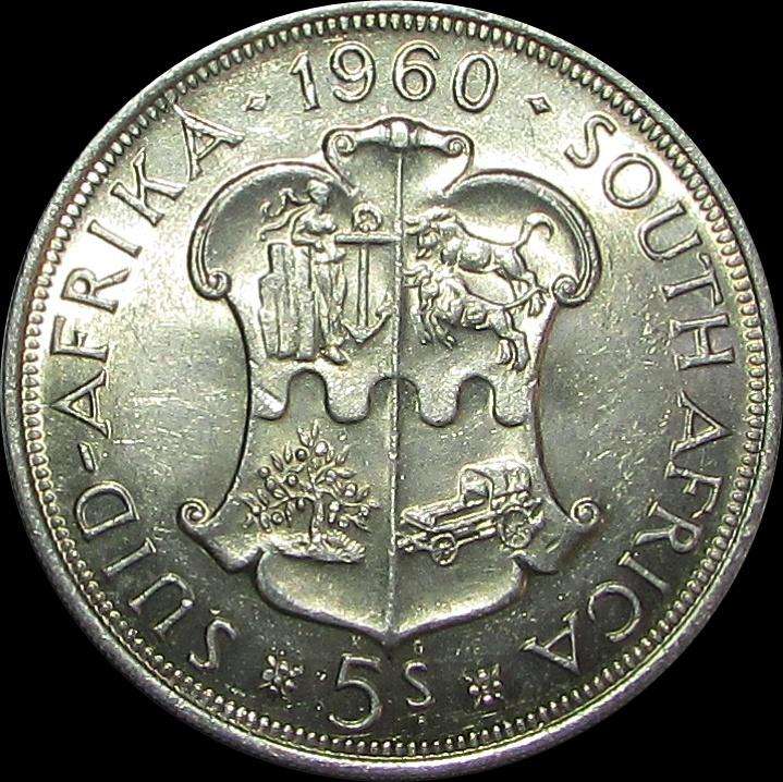 Union of South Africa 1960 Silver Crown