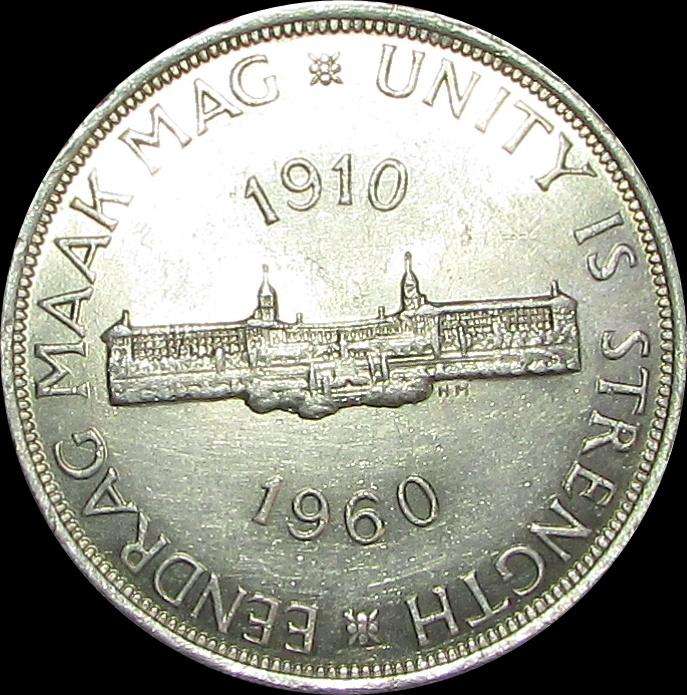 Union of South Africa 1960 Silver Crown