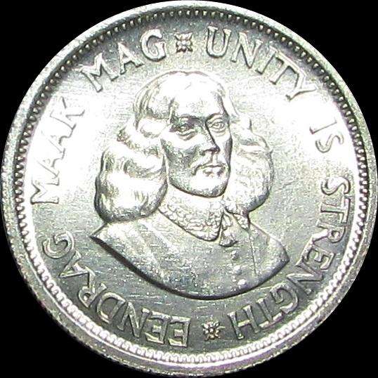 Republic of South Africa 1964 Silver 10 Cent
