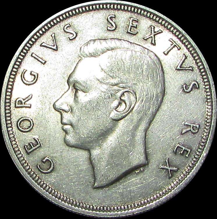 Union of South Africa 1948 Silver Crown