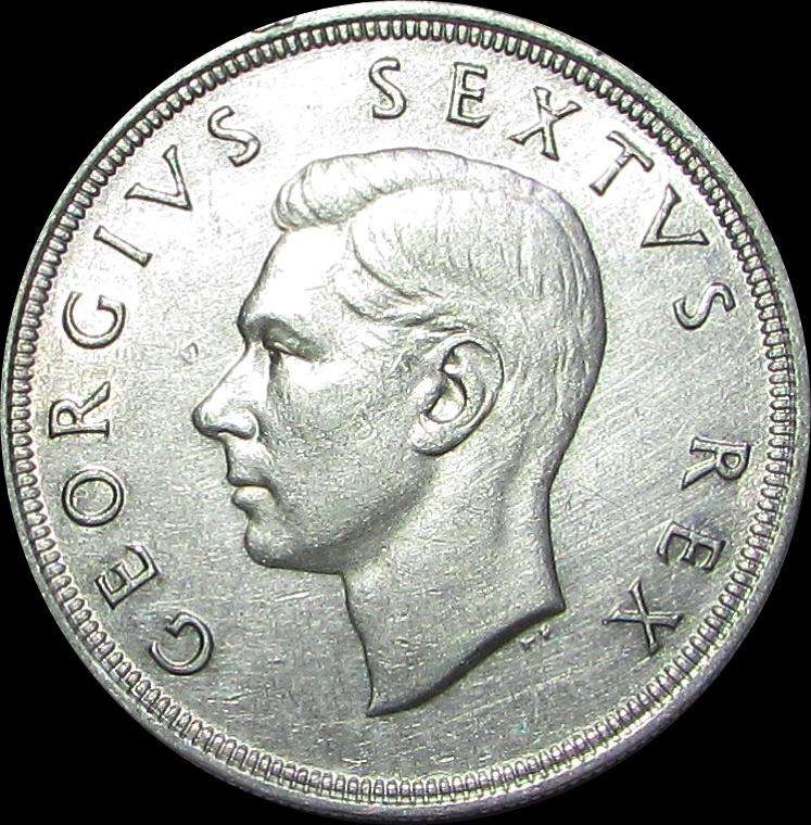Union of South Africa 1948 Silver Crown