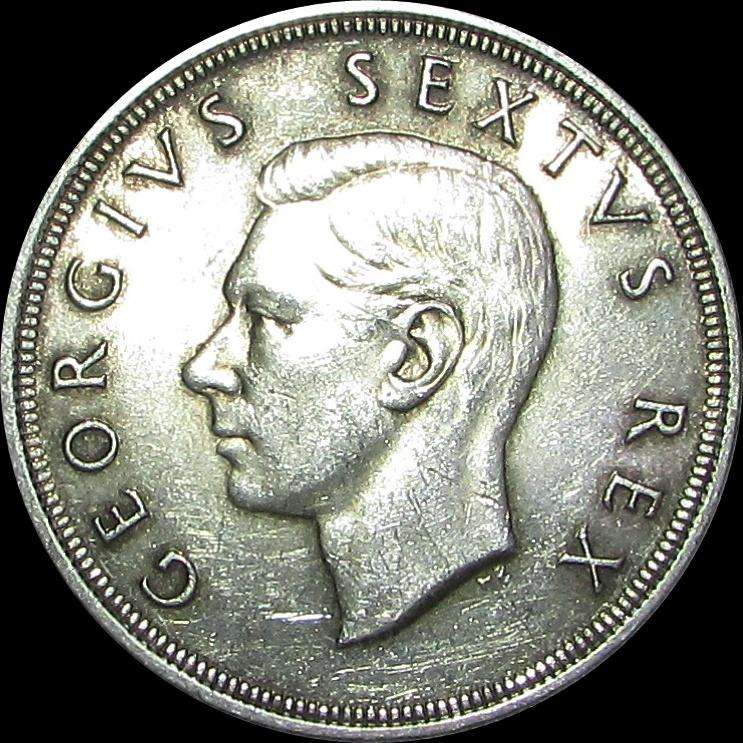 Union of South Africa 1948 Silver Crown