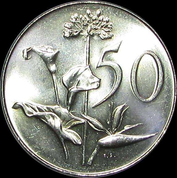 Republic of South Africa - 1968 English 50 Cent Piece