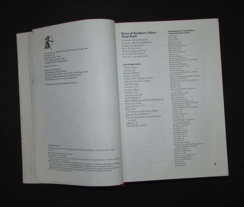 Trees of Southern Africa by Keith Coates Palgrave