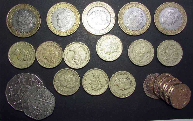 Great Britain - 21 Pounds in Coins