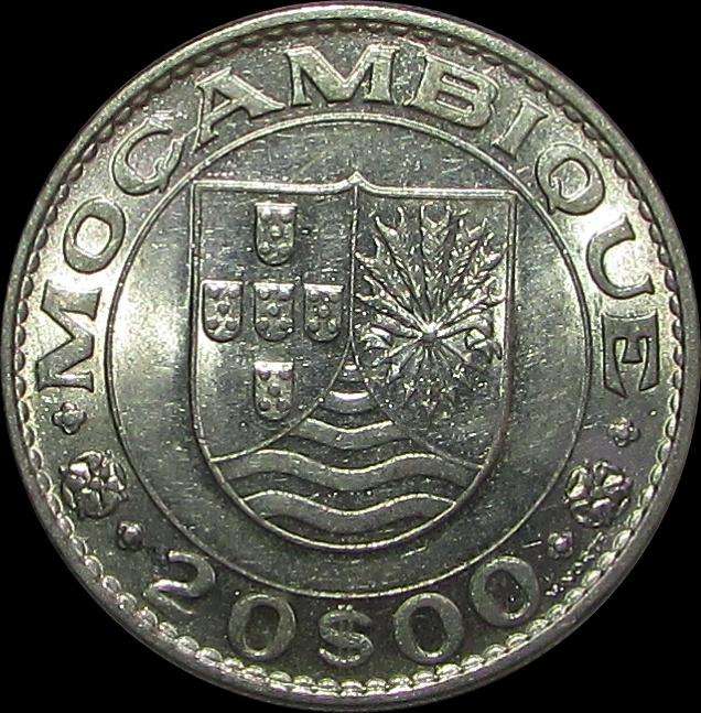 Portuguese Mozambique 1971 20 Escudo