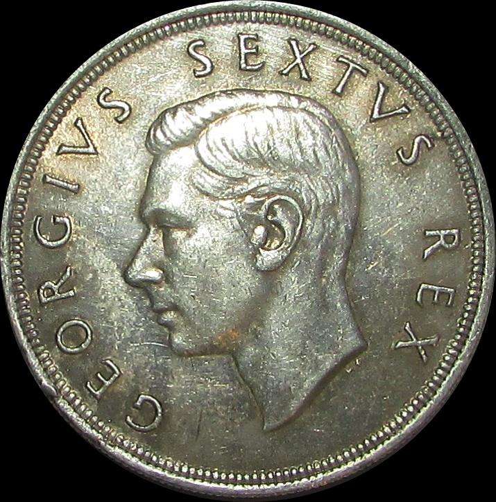 Union of South Africa - 1952 Silver Crown