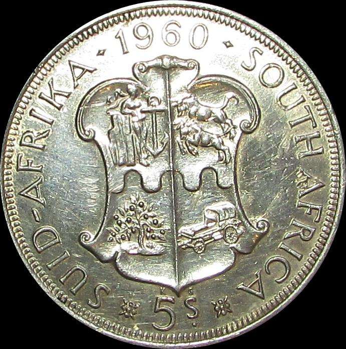 Union of South Africa - 1960 Silver Crown