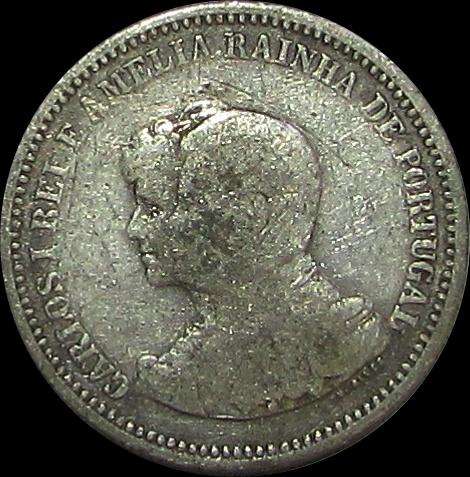 Portugal - 1898 Silver 200 Reis
