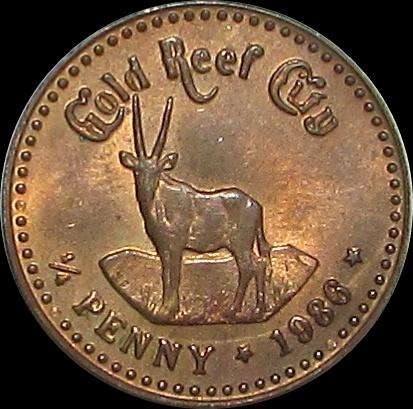 Gold Reef City - Paul Kruger Token