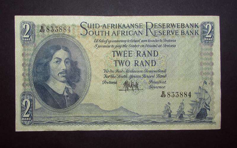 Republic of South Africa - De Kock Two Rand Banknote