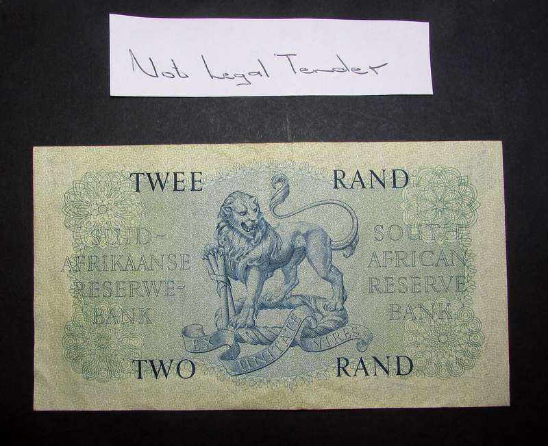 Republic of South Africa - De Kock Two Rand Banknote