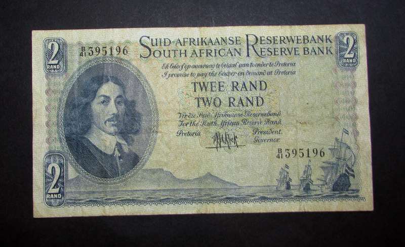 Republic of South Africa - De Kock Two Rand Banknote