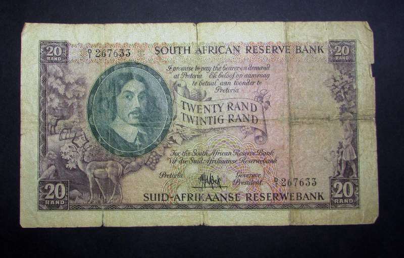 Republic of South Africa - De Kock Twenty Banknote