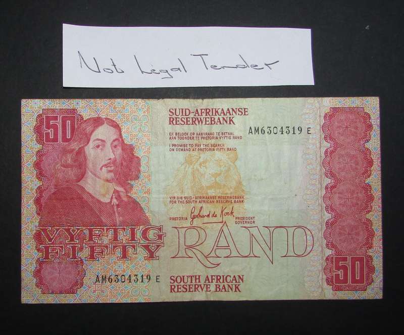 Republic of South Africa - Fifty Rand Banknote